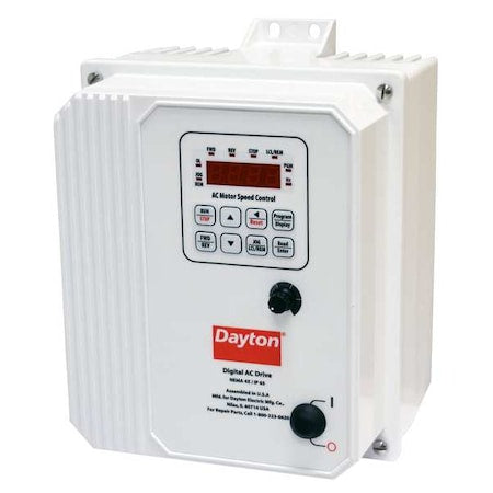 Dayton 13E649 - Variable Frequency Drive, White