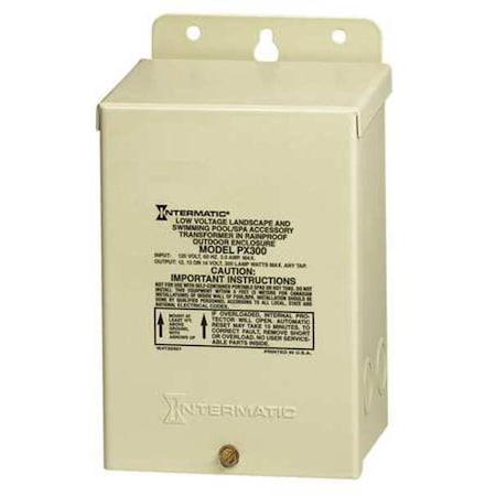 Intermatic PX300 - Transformer, 300 VA, 3 R, 12/13/14 V AC, 120 V AC