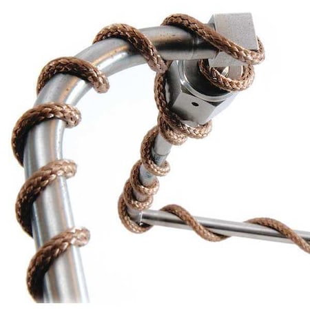 Briskheat HTC451001 - Heating Cord, 120 VAC, 64 W, 3 ft., Max. Temp. 900 Degrees F (482 Degrees C)