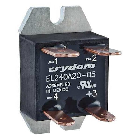 Crydom EL240A20-05 - Solid State Relay, 1 Phase, Quick Connect, Panel, SCR
