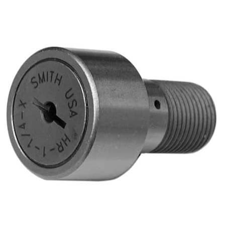 Smith Bearing HR-3-1/4-X - Double Sealed Cam Follower, Screwdriver Slot Head Stud, Alloy Steel, 3-1/4 in Dia, 1-3/4 in Wd