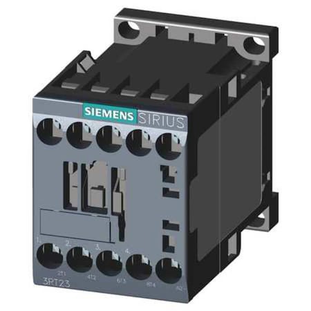 Siemens 3RT23171BB40 - IEC Magnetic Contactor, 4 NO, 24 V DC, 4 P, Non-Reversing, Screw