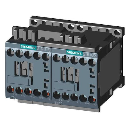 Siemens 3RA23178XB301AK6 - IEC Magnetic Contactor, 2 NC, 110 V-120 V AC, 3 P, Reversing, Screw