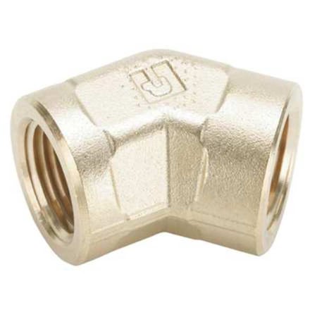 Parker 1201P-8-8 - 45 Degrees Forged Elbow Brass Dryseal Pipe Fitting, 1/2 in Female NPT X 1/2 in Female NPT