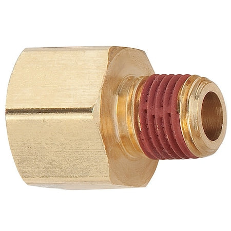Parker VS222P-8-8 - Reducing Adapter Brass Reducing Adapter, 1/2 in Female NPT X 1/2 in Male NPT