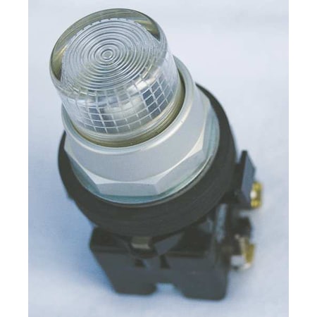 Eaton HT8GBCABF7 - Illuminated Push Button, 30 mm, 1 NO/1 NC, Clear