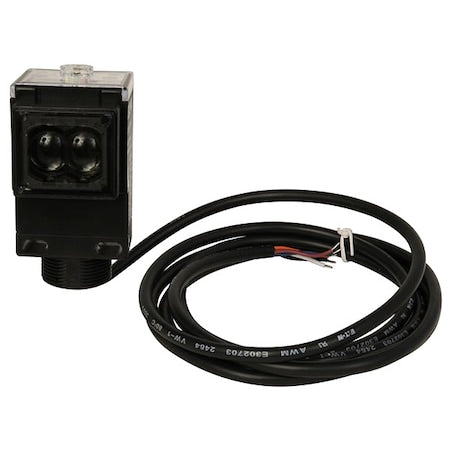 Eaton 1450E-6514 - Retroreflective Photoelectric Sensor, Bare Wire, Right Angle, Rectangular, Selectable Light On/Dark On, SPDT