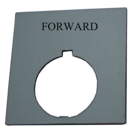 Eaton HT8SP15 - Legend Plate,Forward,Wht/Blk,Rectangular