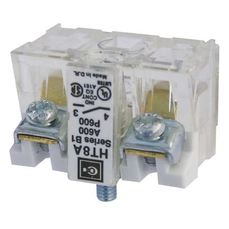 Eaton HT8A - Contact Block, Clear, 1 NO, 30 mm, HT800