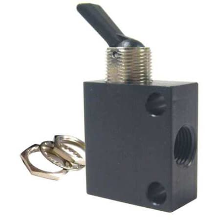 Pneumadyne C040103 - Manual Air Control Valve,Toggle,Aluminum