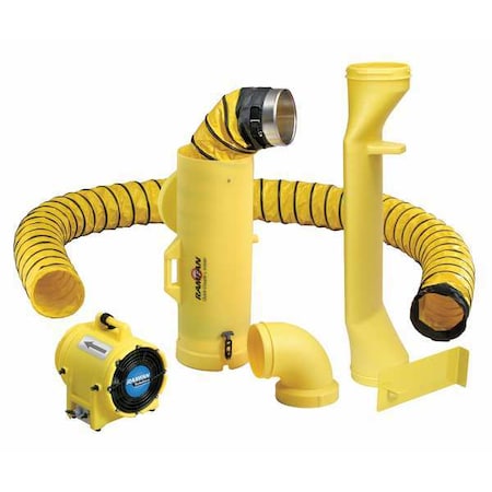 Ramfan UB20/MED - Manhole Entry System,8 In,1/3 HP