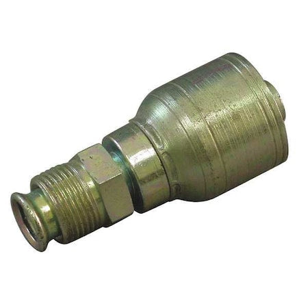 Eaton Aeroquip 1AA6MF6 - Crimp Fitting,3/8" I.D.,5/8",M,Flare