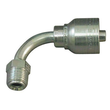 Eaton Aeroquip 1AA5MFB4 - Crimp Fitting,90 deg.,1/4" ID,1/2",M
