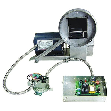 Tjernlund Products HS5 - Induced Draft Blower, 115, Aluminized Steel Fan, 16 1/2 in W, 18 in H, 10 Inlet and Outlet Dia.