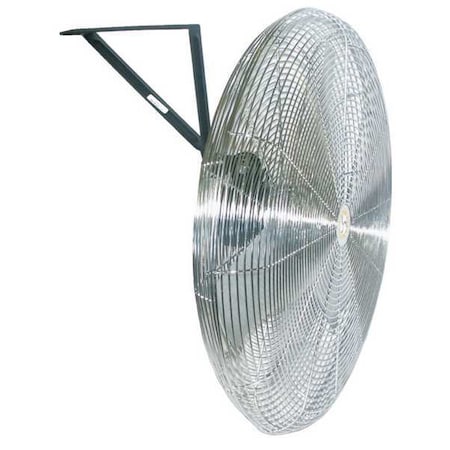 Airmaster Fan 71725 - Standard Duty Industrial Fan, Ceiling, Wall Mount, 24 in Blade Dia, 115 V, 2,820/4,020/5,520 cfm