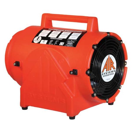Air Systems Intl CVF-8AC - Conf. Space Fan,Axial,1/3 HP,8 In.,115 VAC