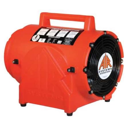 Air Systems Intl CVF-8DC - Conf. Space Fan,Axial,1/4 HP,8 In.,12 VDC