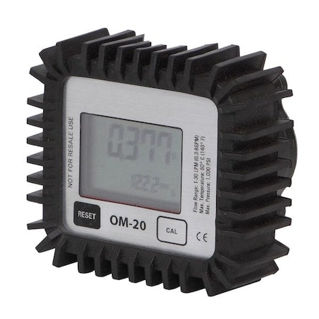 Westward 15F217 - Digital Oil Meter, 0.30 to 8 GPM
