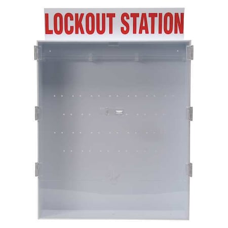 Brady 50996 - Lockout Station,Unfilled,Red/White