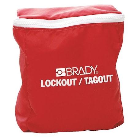 Brady 50979 - Lockout Pouch,Unfilled,Red