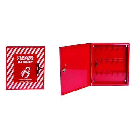 Brady LR018E - Lockout Cabinet,Unfilled,15-1/2 In H