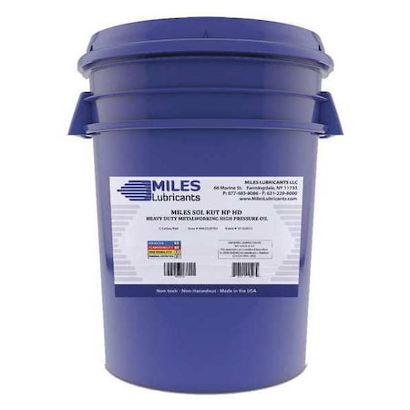 Miles Lubricants MM2000703 - HP Water Soluble Cutting Fluid,5gal,Pail