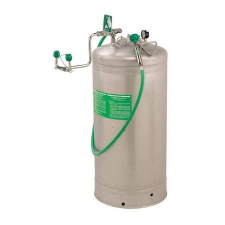 Haws 7601.37 - Pressurized Portable Eyewash, Pressurized, 37 gal Tank Capacity, Portable, 46 in H., 28 in W