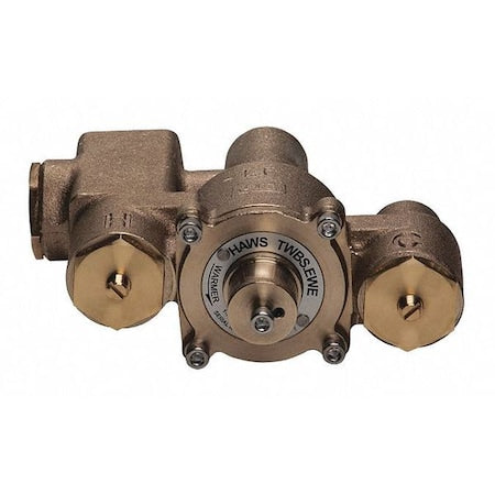 Haws TWBS.EWE - Emergency Mixing Valve, Brass, Yellow, For Use With, Eyewashes