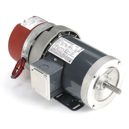Leeson 056T17F5349 - Brake Motor,1/2hp,1725 RPM,208-230/460 VAC