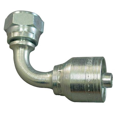 Eaton Aeroquip 1A8BFB8 - Crimp Fitting,90 deg.,1/2" ID,1/2",FBSPP