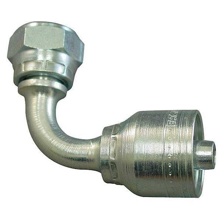 Eaton Aeroquip 1A25DLB16 - Hose Fitting,Crimp,Metric,90 Deg,M36 X2