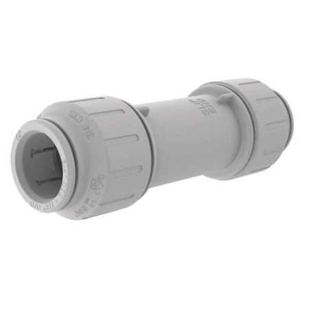 John Guest 1/2SCP - Strt,Plastic,Push-Fit1/2",Push-Fit1/2"