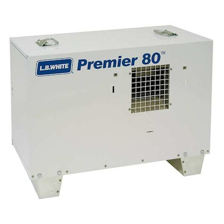 L.B. White TS080CSPN22168T - Portable Gas Ducted Tent and Remediation Heater, Natural Gas, Liquid Propane, Direct Spark