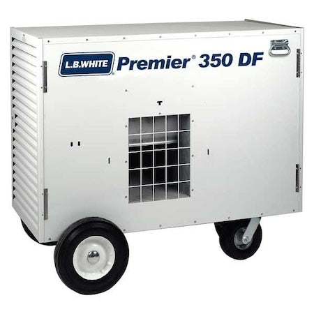 L.B. White CS350ESDN22168T - Portable Gas Ducted Tent and Remediation Heater, Natural Gas, Liquid Propane, Direct Spark, 28 in Wx