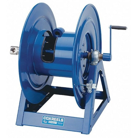 Coxreels 1175-6-200 - Hand Crank Hose Reel,200 ft,1" ID,Blue
