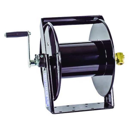 Coxreels SM17-4-125 - Hand Crank Hose Reel,125 ft,1/2" ID,Blck