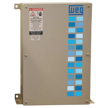Weg BCWTC500V53B4-F - Power Factor Correction Capacitor, 5.0 KVAR, 480 V AC, Three Phase, 60 Hz, Protection: Fused