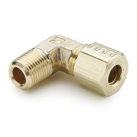 Parker 169C-4-2 - Elbow, Brass, Comp. 1/4 in, MNPT 1/8 in