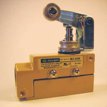 Moujen MJ1-6104 - Heavy Duty Limit Switch, Lever, Roller, SPDT