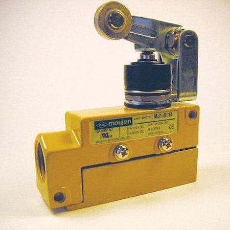 Moujen MJ1-6114 - Heavy Duty Limit Switch, Lever, Roller, SPDT