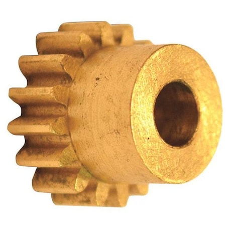 Boston Gear Y6416 - Spur Gear,64 DP,20 PA,16 Teeth,Brass