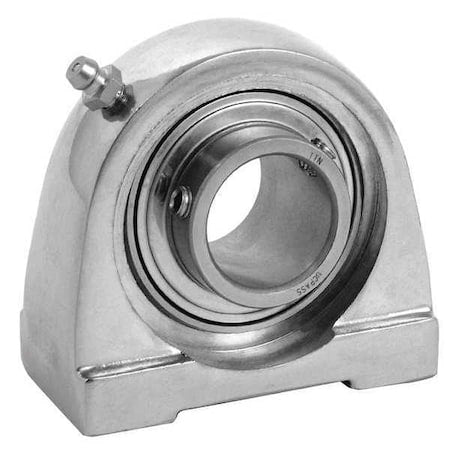Tritan 2101100646 - Pillow Block Bearing, Stainless Steel Housing Material, Set Screw, Ball, 1 in Dia, Stainless Steel Insert Material