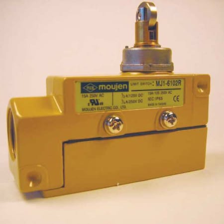 Moujen MJ1-6102R - Heavy Duty Limit Switch, Plunger, Roller, SPDT