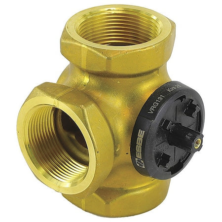 Danfoss 193B-1506 - Valve,1-1/2",3-Way,Brass,29.3 cv