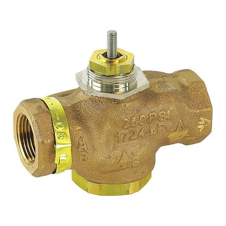 Schneider Electric VB-7323-0-4-8 - Valve,1",3-Way,15 gpm,Diverting