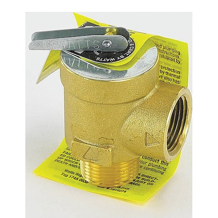Watts 0360281 - Pressure Safety Relief Valve,3/4",75 psi