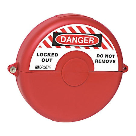 Abus 366 - V310 Gate Valve Lockoout 6.5-10" Red