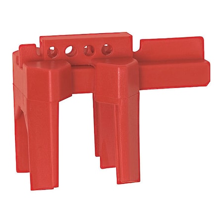 Abus 452 - V442 Ball Valve Lockout 0.5-2.5" Red