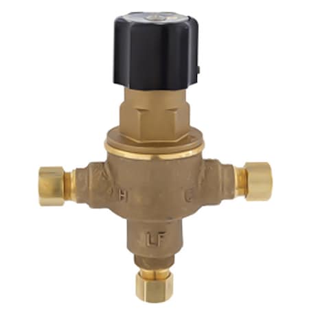 Leonard Valve 170-LF-CP - Point Of Use Mixing Valve,3/8 in Inlet