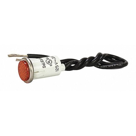 Nsi 79755LW - Round Indicator Amber Lens .500 Cutout